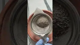 How to make clay from soil at home easy way #asmrcrumble #asmrcrumble #satisfying #satisfying 