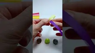 🔵 Origami Cerchio Antistress in meno di 1 Minuto | Stress Relief Origami Circle 🔵