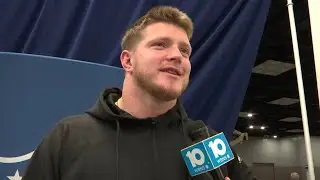 Former Ohio State DE Jack Sawyer talks about NFL combine experience