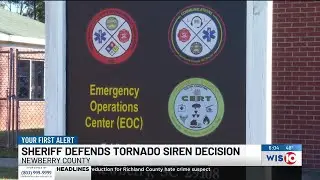 &lsquo;It was scary&rsquo;: Newberry County sheriff discusses tornado siren decision after Saturday storm