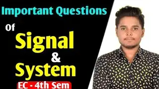 Signal and system important questions //EC-4th semester