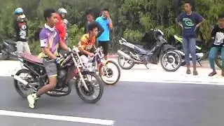 DRAG BIKE Ninja vs Jupiter Z