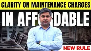 Govt Latest Order on Maintenance Charges in Affordable Housing Proejcts | Only on @propertylenden
