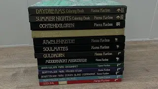 All my Completed pages in Hanna Karlzon books #completedpages #collection