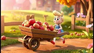 Poppy Pie and the Rolling Apple Hills | Fun Animated Nursery Rhyme for Toddlers 🍎🎵