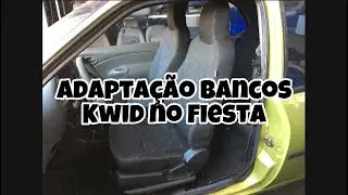 Adaptação bancos Kwid no Fiesta