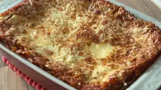 Rote-Linsen-Lasagne ❤️ vegetarisch, würzig und herrlich lecker ❤️