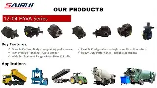 Heavy Duty, Cast Iron Gear Pumps ( HYVA Replacement )