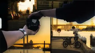 9 Minutes of Relaxing Sunset Street Photography - (POV)
