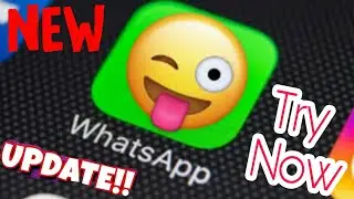 WhatsApp Emoji update/Whatsapp new update/Whatsapp reaction emoji/How to download whatsapp stickers