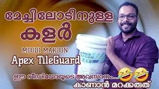 MOODY MAROON 4181 APEX TILE GUARD MIXING | ഓടിന് അടിക്കുന്ന കളർ | Paint Mixing @jomonpennukkara