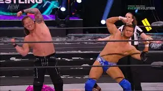 The Young Bucks vs Chris Jericho & MJF Revolution 2021 Highlights
