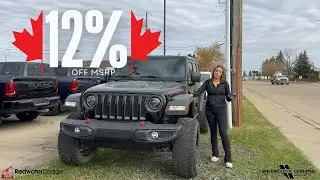 Get 12% Off MSRP OR 0% Financing for 72 Months on New 2025 Jeep Wrangler Models at Redwater Dodge
