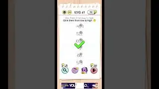 Click them from low to high.🤔 | level 67 #trending #shortsfeed #shorts #viral
