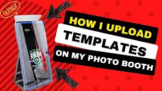 Photo booth rental behind the scenes. How I upload a clients template on my photobooth. #austin #atx