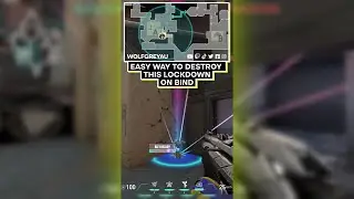 Destroy Killjoy's Lockdown on Bind A-Site Pipes | Valorant Tips | Valorant Premier