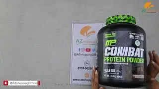 Muscle Pharm &ndash; Combat Protein Powder &ndash; The Athletes Complete Protein - 4.1 Lbs AZshopping.pk Review!