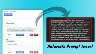 PromptInsert - AI Conversation Optimization with Auto Prompt Insert