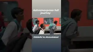 Ashramexpress full journey from #oldelhi to #ahmedabad #ashramexpress #delhi #westernrailways #lhb