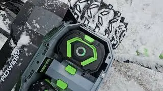 Ego 28 inch snowblower clears 6000 square feet!