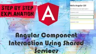 Angular Component Interaction Using Shared Services