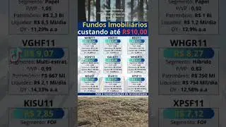 Fundos imobili&aacute;rios baratos #dividendos #fundosimobiliarios  #fiis #fundosimobili&aacute;rios #monyinvest