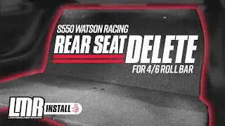 2015-2023 Mustang Watson Racing Rear Seat Delete for 4/6 Point Roll Bar - Install & Review