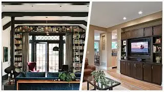 75 Living Space With A Hanging Fireplace Design Ideas You'll Love 🔴