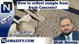 Taking sample from fresh Concrete || RCC Booster