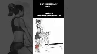 CALF EXERCISE WEIGHTED DONKEY CALF RAISE