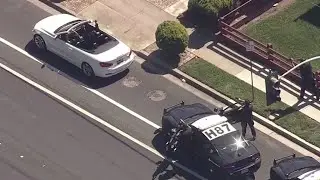 RAW: Chopper 5 Video Of East Bay Car Theft Chase And Arrest