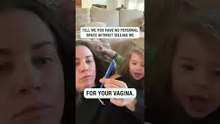 Little girl mocks mum for using tampons 🥲 (🎥: tt/jilli_7)
