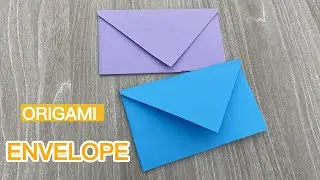 Simple Origami Envelope ✉️ | Easy Paper Folding (No Talking)
