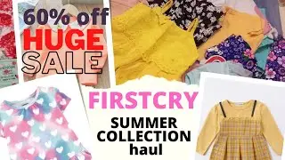 Firstcry online shopping | Kids summer collection haul | 60% off huge sale on clothes