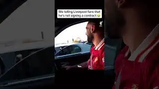 Mo Salah tells Liverpool fan that he&rsquo;s not signing a contract😂 #LFC #Fy #Fyp #foru #shorts #explore