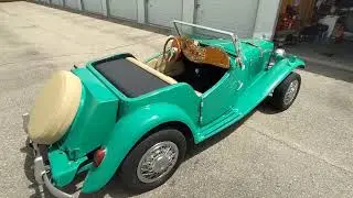 Beautiful Restoration of a 1953 MG TD roadster (VW) replica, AKA (GreenMachine) Finished! (Video 8)
