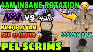 This is how 4AM plays PEL Scrim | 4AM vs NVXQF | 4AM PEL 2021 Scrims Gameplay | 4AM 33svan POV | 4AM