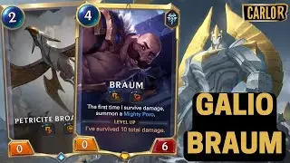 New Galio Braum Deck | Deck Guide and Gameplay | Legends of Runeterra