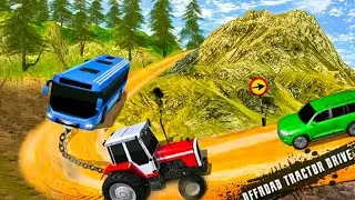 offroad Towing Chained Tractor Bus 2021 - Tow Truck Rescue Simulator -PK GAME TV