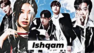 Ishqam Song | Monsta X | Purple Kiss | FMV | Bollywood Song | Korean Mix | Kpop Mix | Hindi Mix
