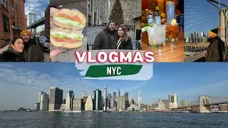 VLOGMAS NYC ✈️ - Holiday Season in NYC. Bagels Of Course. So Much To See!
