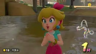 Playing Mario Kart World as Peach - Grand Prix - Shell Cup on Switch 2