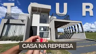 Tour completo pela minha casa na represa | casa de campo