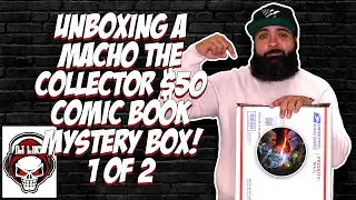 UNBOXING A MACHO THE COLLECTOR $50 COMIC BOOK MYSTERY BOX! 1 OF 2.