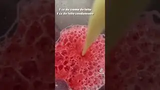 receita de sorvete f&aacute;cil 😁😁#sorverte#facil#verao#shots