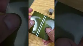 Magnetic detecting paper