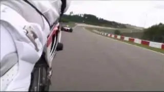 BMW F1 fan Event Corser drives the F1 car.