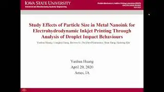 Effects of Particle Size in Nanoink for Electrohydrodynamic Inkjet Printing