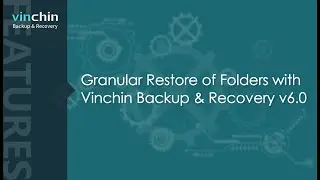 File Level Restore in Vinchin Backup & Recovery