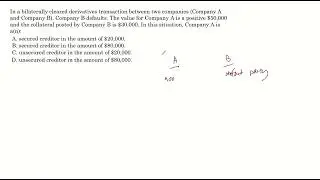 Unsecured Creditor: FRM Part2
